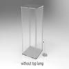 1/6 Scale Action Figure Display Box Acrylic Display Case 2.0 for 12inch HT Dam SS Figure Doll (Without Top Lamp) view 2