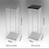 1/6 Scale Action Figure Display Box Acrylic Display Case 2.0 for 12inch HT Dam SS Figure Doll (Without Top Lamp) view 3