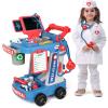 Liberry Doctor Kit for Toddlers Ages 2 3 4 5, Pretend Kids Doctor Playset with Cart, Costume and Stethoscope, Role Play Medical Toys Birthday Gift for Girls Boys (Blue) view 1