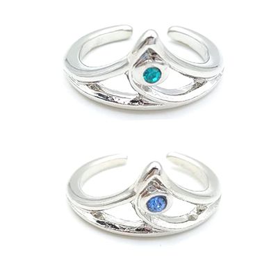 MEIFNG 2pcs Sage Ring from Game Cosplay Costume Accessories (B)
