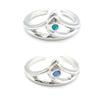 MEIFNG 2pcs Sage Ring from Game Cosplay Costume Accessories (B) view 1