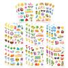 24 Sheets Summer Pool Beach Stickers Luau Hawaii Sun Stickers Beach Watermelon Beer Ice Cream Pineapple Sticker for Hawaii Tropical Party Decoration Sticker Summer Holiday Party Favors view 1
