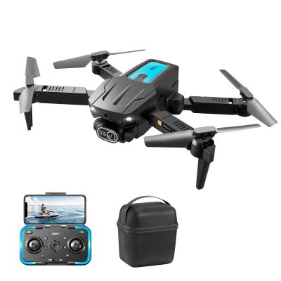 losipoka Remote Control Mini Drone, Single/Dual Camera 4K, Optical Flow Positioning, Foldable Headless Drone, with Obstacle Avoidance Function Gesture Photography Storage Bag 1/2 Battery