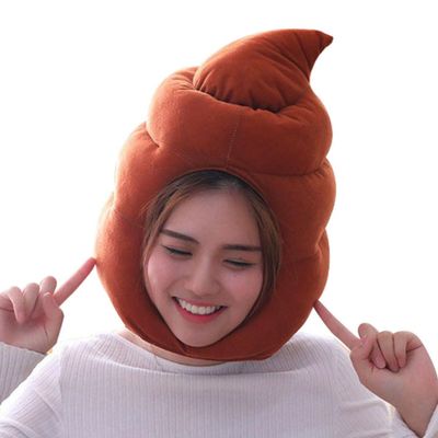 BEESUM 2023 Novelty Poop Hat Cap Plush Wicked Poo Costume Adult Halloween Christmas Party
