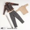 1/6 Scale Connor PU Leather Suit Model for 12" Standard Muscle Figure view 2