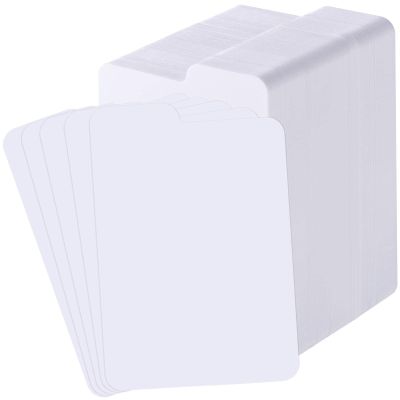 Lewtemi White Trading Card Dividers Plastic Card Separators Organizer for Sport Game Business Storage, 2.6 x 3.8 Inch/ 66 x 97 mm(250 Pieces)