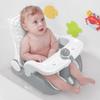 BabyBond Baby Bath Seat with Sitting & Lying 2 Modes, 3-Speed Adjustment, Powerful Suction Cups, Infant Bathtub Chair with Soft and Comfortable Towel, Folding and Hanging view 1