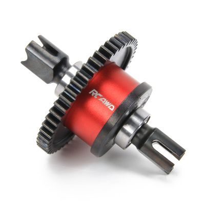 RCAWD Aluminum Center Diff Set, w/40Crmo Main Diff Gear 50T Spiral for Arrma 1/7 1/8 6s Karton Mojave Outcast Notorious Talion RTR Hopups Upgrade Parts