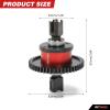 RCAWD Aluminum Center Diff Set, w/40Crmo Main Diff Gear 50T Spiral for Arrma 1/7 1/8 6s Karton Mojave Outcast Notorious Talion RTR Hopups Upgrade Parts view 2