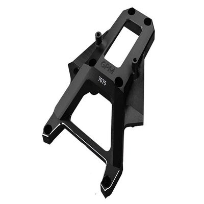 Aluminum 7075-T6 Front Bulkhead Cover Set for Traxxas 1:5 XRT 8S Monster Truck 78086-4 Upgrades - Black