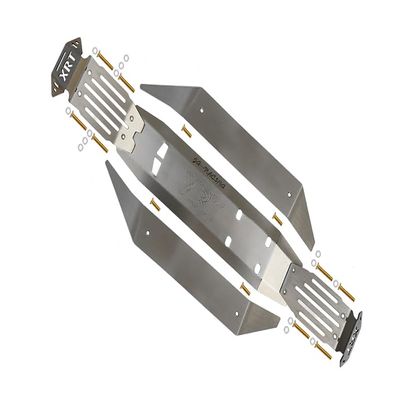 Stainless Steel Chassis Armor Skid Plate Protection Plate Set (Hollow Lightweight Design) for Traxxas 1:5 XRT 8S Monster Truck 78086-4 Upgrades