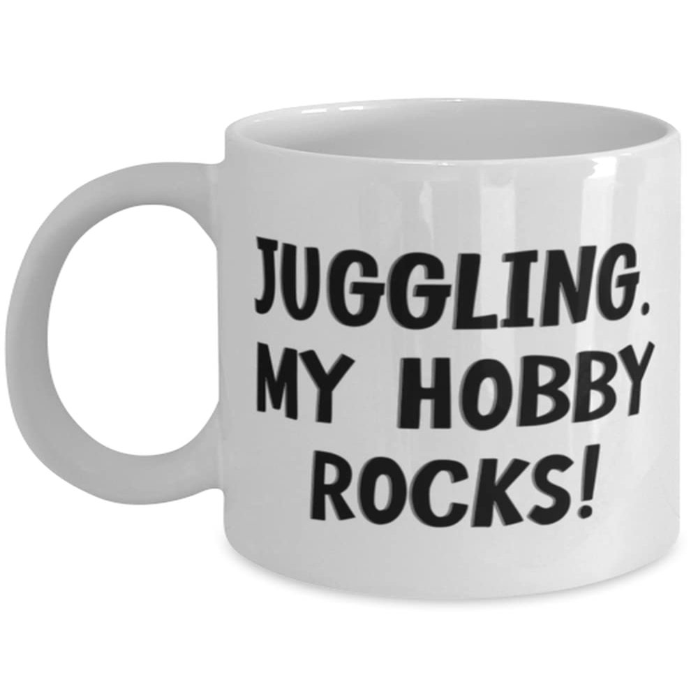 Cheap Juggling Gifts, Juggling. My Hobby Rocks!, Juggling 11oz 15oz Mug From Friends, Juggling balls, Juggling clubs, Juggling scarves, Juggling rings, Juggling pins, Juggling bean bags