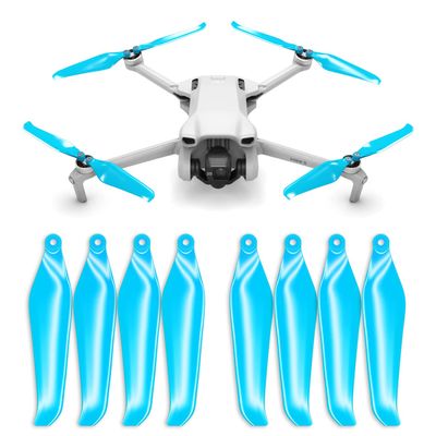 Master Airscrew Stealth Propellers for DJI Mini 3 - Blue, 4 propellers in Set