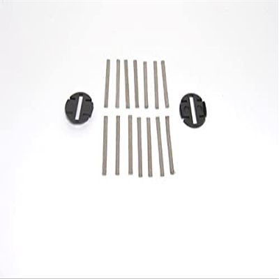 Greenhills Slot Spares 14 Tinned Copper Braids & 2 Braid Plates C8329 Scalextric Compatible - G2994 *