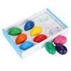 Egg Crayons for Toddlers, 9pcs Palm Grip Baby Crayons view 1