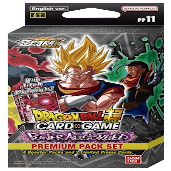 BANDAI NAMCO Entertainment Dragon Ball Super TCG: ZENKAI Series 03 Power Absorbed Premium Pack Set [PP11]