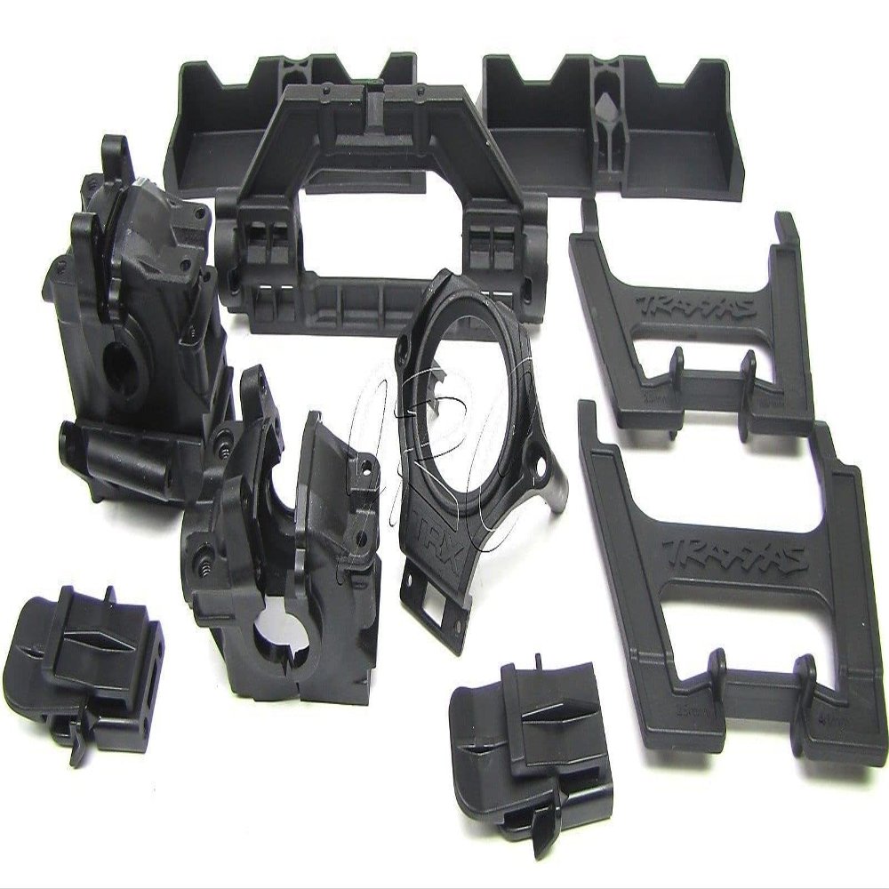 XO-1 Fast Car Plastic Set (Bulkhead Diff Retainers,Esc/Battery Hold-Down) for Traxxas 64077-3