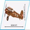 COBI Historical Collection WWII PZL P.11c Plane view 3