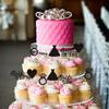 24 PCS Bride to Be Cupcake Toppers Glitter Love Heart Ring Dress Bridal Shower Cupcake Picks for Wedding Engagement Bachelorette Party Cake Decorations Supplies Black view 4