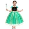 Yosbabe Princess Anna Costume Dress up Accessories for Girls Anna Cosplay Accessories Christmas Gifts Set Gloves Tiara Crown Necklace Wand Earrings Ring Princess Accessories view 2