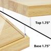 BenchPro Clear Acrylic Display Case for Trophy, Collectibles, Assemble Cube Display Box Stand Dust Proof Protection Showcase for Action Figures Toys. (1.75" Thick Wood, 12" H x 12" L x 12" D) view 4