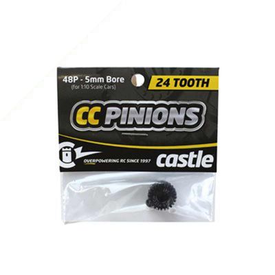 Castle Creations CC Pinion 24T-48 Pitch 5MM BORE CSE010006543 Electric Car/Truck Option Parts