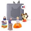 Toniebox 1 Audio Player Roald Dahl Bundle - Listen, Learn, and Play with One Huggable Little Box - Gray view 1