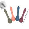 Baby Silicone Suction Bowl with Spoon (PINK) view 3