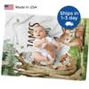 MDPrints Woodland Personalized Baby Blankets for Boys, Personalized Baby Gifts with Name, Customized Baby Blanket, Newborn Boy Gift, Soft Fleece view 2