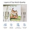 MDPrints Woodland Personalized Baby Blankets for Boys, Personalized Baby Gifts with Name, Customized Baby Blanket, Newborn Boy Gift, Soft Fleece view 4