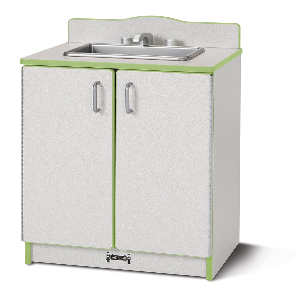 Jonti-Craft Rainbow Accents 2408JCWW130 Culinary Creations Kitchen Sink - Key Lime Green