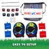 TOSS & ROLL NN' Hole Game Set | Portable Cornhole Set for Water or Land | Bean Bag Balls Toss Outdoor Games for All Ages | Outdoor, Indoor, Beach, Backyard, Tailgating, Camping Game view 4
