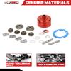 RCAWD Metal Diff Case for Arrma 1/7 Felony Fireteam Infraction Limitless Mojave 1/8 Karton Notorious Outcast Talion TLR Tuned Typhon Hopups Upgrade Parts(Red) view 3