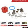RCAWD Metal Diff Case for Arrma 1/7 Felony Fireteam Infraction Limitless Mojave 1/8 Karton Notorious Outcast Talion TLR Tuned Typhon Hopups Upgrade Parts(Red) view 4