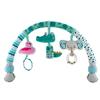Caterbee Baby Bouncer Toy bar, Clip on Crib & Pram Activity Bar Toy Travel Arch Bassinet Toys for Toddlers (Animal) view 1
