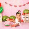 Watermelon First Birthday Crown - One in a Melon Baby 1st Birthday Party Decorations and Supplies view 3