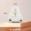 Anboor Jumbo Squishys Bear Animal Toys Cute Squishies White Bear Slow Rise Squeeze Animal Toy Sets Relief Stress for Kids Adult Valentines Day Idea view 2