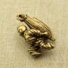 1Pcs Brass Retro Copper Copper Text Play Corn Antique Small Pendant Box Bag Pendant Copper Money Hand Piece Old Object() view 2