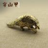 1Pcs   Brass Big Peasant Creative Pure Copper Ornaments Antique Toys Hand Piece Playing Process() view 2