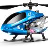 SYMA Remote Control Helicopter, S107H-E RC Helicopter with One Key take Off/Landing, High & Low Speed and Durable Alloy Design, Gift Toy for Kids and Beginners view 1