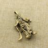 1Pcs   Brass Wu Fortune Gongguan Public Guan Yuguan Second Master Pendant Ancient Play to Place The Antique Copper Ornaments() view 4