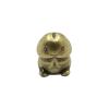 1Pcs White Copper net red Personality Cute Cartoon Mushroom Head Key Pendant Small Doll Bag car Brass Metal Doll Gift(19 * 14mm) view 1