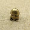 1Pcs White Copper net red Personality Cute Cartoon Mushroom Head Key Pendant Small Doll Bag car Brass Metal Doll Gift(19 * 14mm) view 2