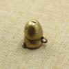 1Pcs White Copper net red Personality Cute Cartoon Mushroom Head Key Pendant Small Doll Bag car Brass Metal Doll Gift(19 * 14mm) view 3
