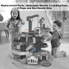 Replacement Parts for Thomas & Friends Trains and Cranes Super Tower Playset - GXH09 ~ Replacement Helicopter Harold, 2 Landing Pads, 2 Flags and Red Handle view 2