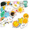 50 Pcs Cute Meme Weather Stickers for Kids Planner Calendar Scrapbooking, Mood Tracker Stickers for Journal view 1