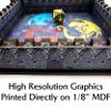 Castle Dice Rolling Tray | Square Wooden DND Dice Tray | Full Color | USA | Dungeons and Dragons view 4