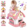 Ming You Montessori Toys for 1+ Year Olds Girl Gifts - 8-in-1 Musical Learning House Baby Toy 6-12 12-18 Months, Toddler Toys Age 1, 2 Year Old Girl Birthday Gifts view 1
