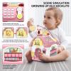 Ming You Montessori Toys for 1+ Year Olds Girl Gifts - 8-in-1 Musical Learning House Baby Toy 6-12 12-18 Months, Toddler Toys Age 1, 2 Year Old Girl Birthday Gifts view 3