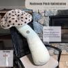 Hofun4U Mushroom Plush Pillow - 51 inch Mushroom Shaped Stuffed Long Pillow - Mushroom Stuffed Pillow - Christmas Birthday Sofa Home Decoration (Brown) view 2